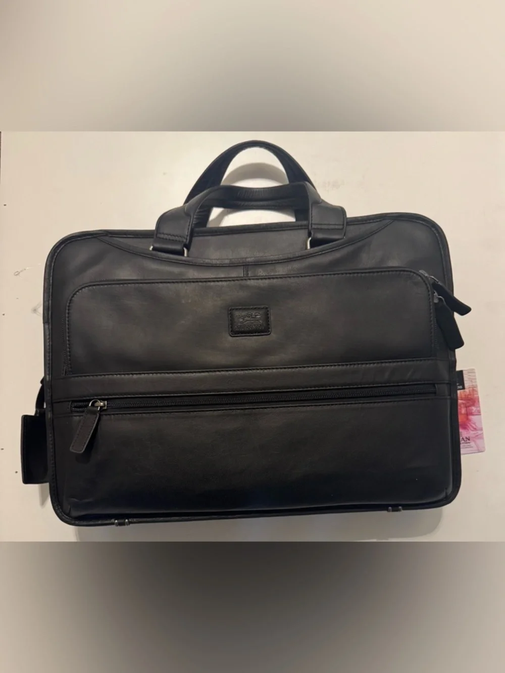 MANCINI Milan Triple Compartment Briefcase NWT